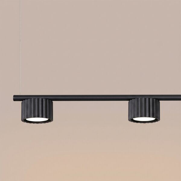 Sollux SL.2696 - Lampada a sospensione con cavo AURA 4xGX53/10W/230V nera