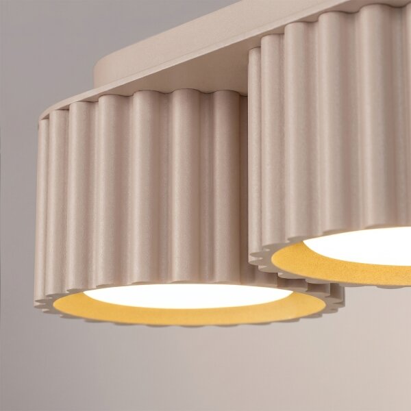 Sollux SL.2635 - Faretto AURA 3xGX53/10W/230V taupe