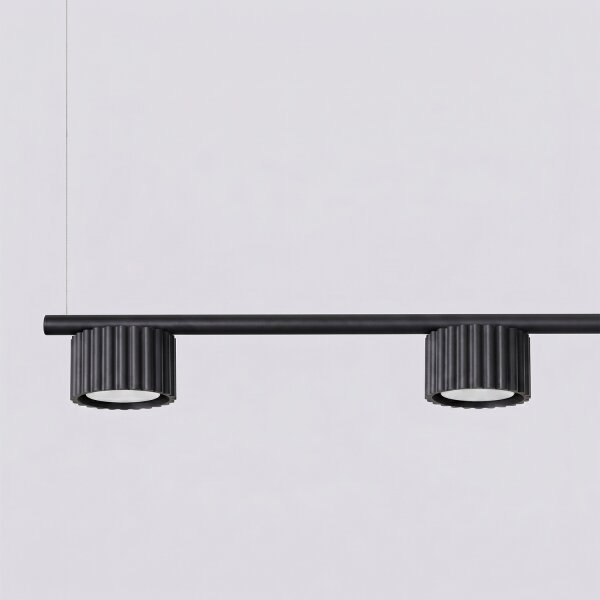 Sollux SL.2696 - Lampada a sospensione con cavo AURA 4xGX53/10W/230V nera