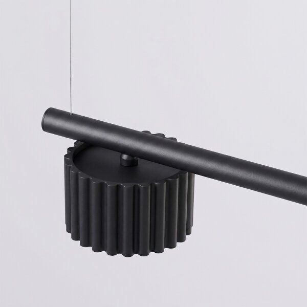 Sollux SL.2696 - Lampada a sospensione con cavo AURA 4xGX53/10W/230V nera