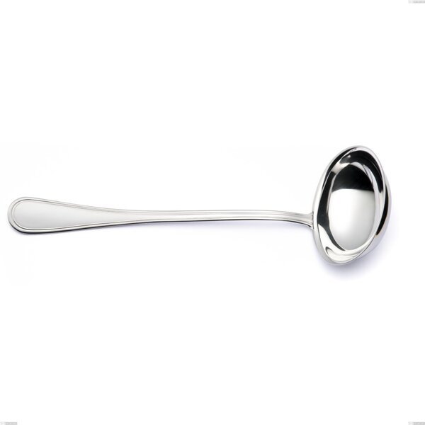 Mestolo Impero Argento 8 micron, Acciaio inox Aisi 304 Finitura Argentata, spessore argento 8 micron, spessore posata 3 mm, lunghezza 287 mm