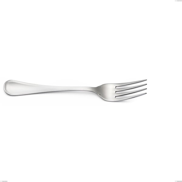 Forchetta da servizio Impero Argento 8 micron, Acciaio inox Aisi 304 Finitura Argentata, spessore argento 8 micron, spessore posata 3 mm, lunghezza 233 mm