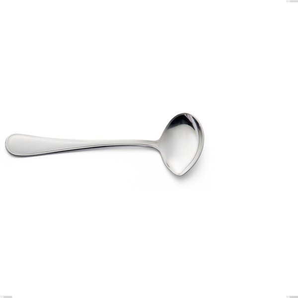 Cucchiaio salsa Impero Argento 8 micron, Acciaio inox Aisi 304 Finitura Argentata, spessore argento 8 micron, spessore posata 3 mm, lunghezza 180 mm