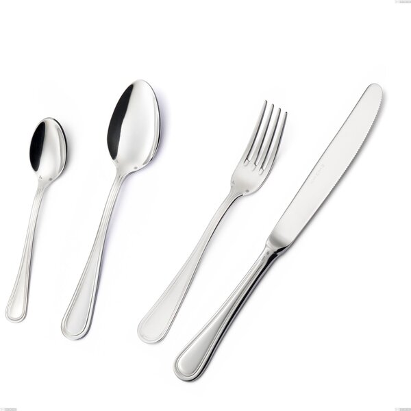 Spalmaburro Impero Argento 8 micron, Acciaio inox Aisi 304 Finitura Argentata, spessore argento 8 micron, spessore posata 3 mm, lunghezza 175 mm
