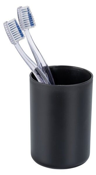 Set di accessori per il bagno nero opaco in plastica Fano – Allstar