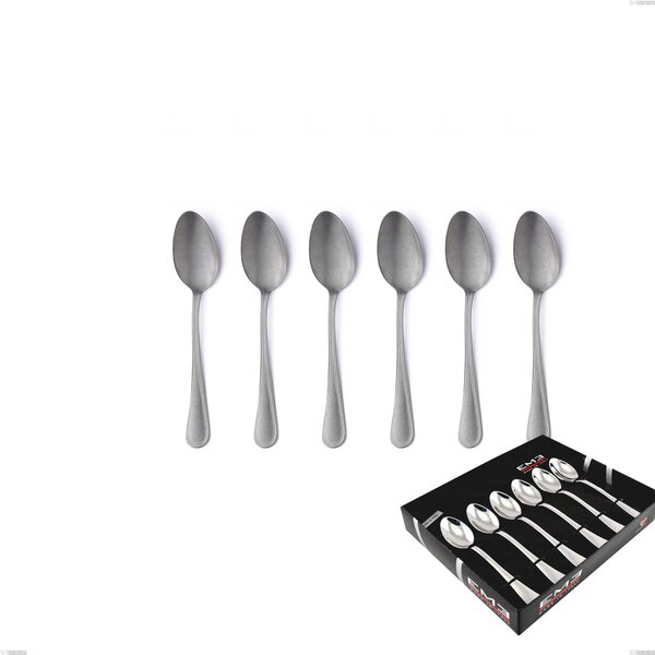Confezione vetrina 6 pezzi caff� Impero Retro, Acciaio inox (Aisi 304) vintage