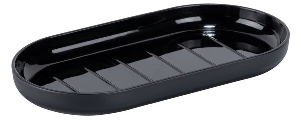 Set di accessori per il bagno nero opaco in plastica Fano – Allstar