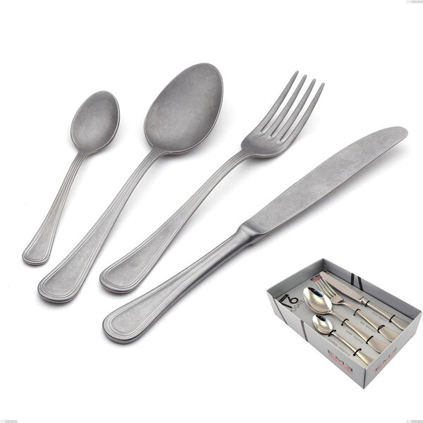 Confezione vetrina 16 pezzi Impero Retro, Acciaio inox (Aisi 304) vintage