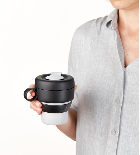 Tazza termica nera 400 ml To Go – Lékué