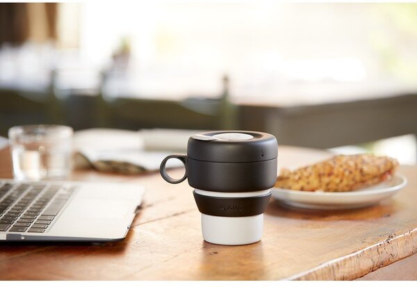 Tazza termica nera 400 ml To Go – Lékué