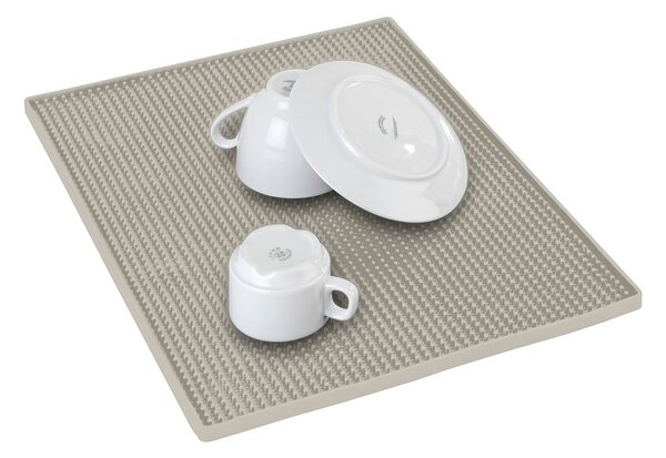 Tappetino scolapiatti beige in gomma 40x30 cm Maxi – Wenko