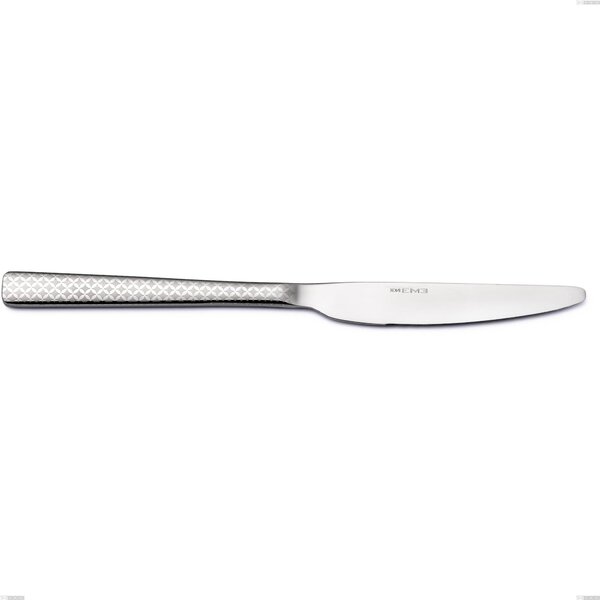 Coltello tavola Infinity Monogran, Acciaio 18/10 (aisi 304) incisione laser, spessore 2.5 mm, lunghezza 242 mm