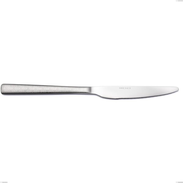 Coltello tavola Infinity Seamless, Acciaio 18/10 (aisi 304) incisione lasert, spessore 2.5 mm, lunghezza 242 mm