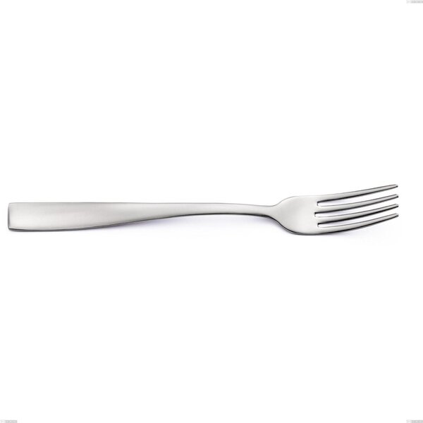 Forchetta frutta infinity Sabbiato , Acciaio 18/10 (aisi 304 ) incisione laser, spessore 2.5 mm, lunghezza 190 mm