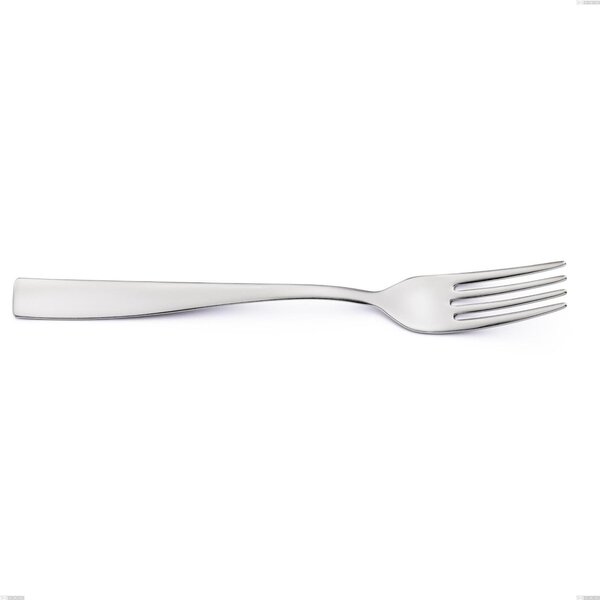 Forchetta tavola infinity Sabbiato , Acciaio 18/10 (aisi 304 ) incisione laser, spessore 2.5 mm, lunghezza 214 mm