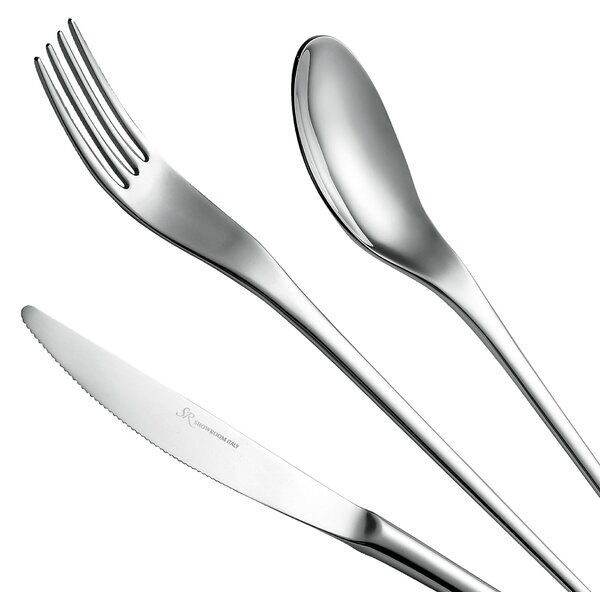 Servizio Posate JOLI 51 pezzi acciaio inox 1810 lucidato a specchio spessore 4.0 mm in Confezione Regalo