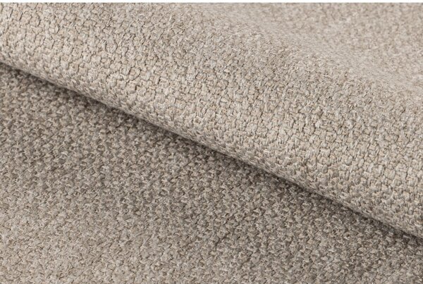 Sedia da pranzo beige in imbottito con braccioli Dora – Actona