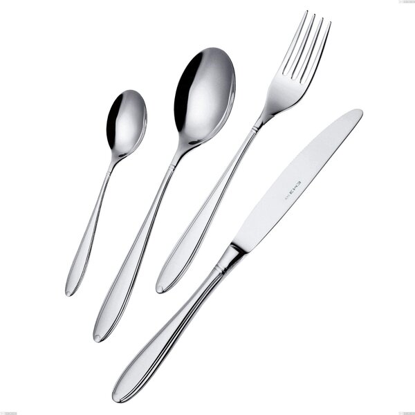 Cucchiaio da servizio Kappa, Acciaio inox 18.10 (AISI304), spessore 2.5 mm, lunghezza 243 mm inox lucido