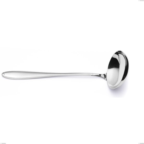 Mestolo Kappa, Acciaio inox 18.10 (AISI304), spessore 2.5 mm, lunghezza 273 mm inox lucido