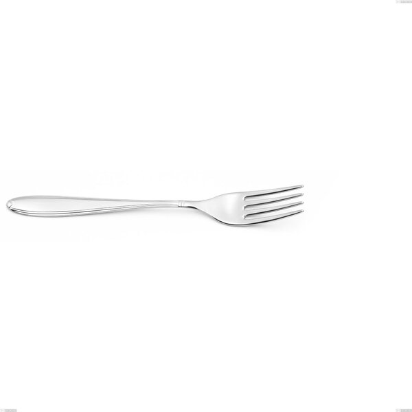 Forchetta tavola Kappa, Acciaio inox 18.10 (AISI304), spessore 2.5 mm lunghezza 200 mm inox lucido