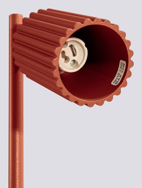 Lampada da tavolo color mattone (altezza totale 43 cm) Gleam – Sollux