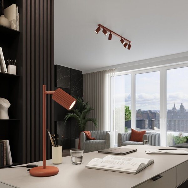 Faretto color mattone 6,5x81 cm Gleam – Sollux
