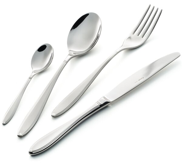 Confezione vetrina 6 pezzi forchettine dolce Kappa Sabbiato, 18/10 (AISI304) , spessore 2,5 mm