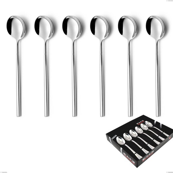 Confezione vetrina 6 pezzi caff� kyoto, Acciaio inox (Aisi 304) inox lucido