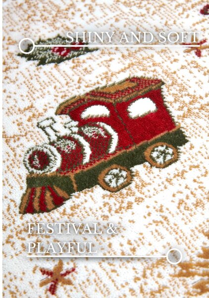 Passatoia rossa natalizia in cotone 80x200 cm Toy's Delight Red Christmas - Villeroy&Boch
