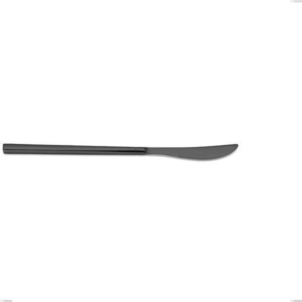 Coltello tavola Kyoto Black, Acciaio inox (Aisi 304) trattamento pvd acciaio lucido, lunghezza 229 mm