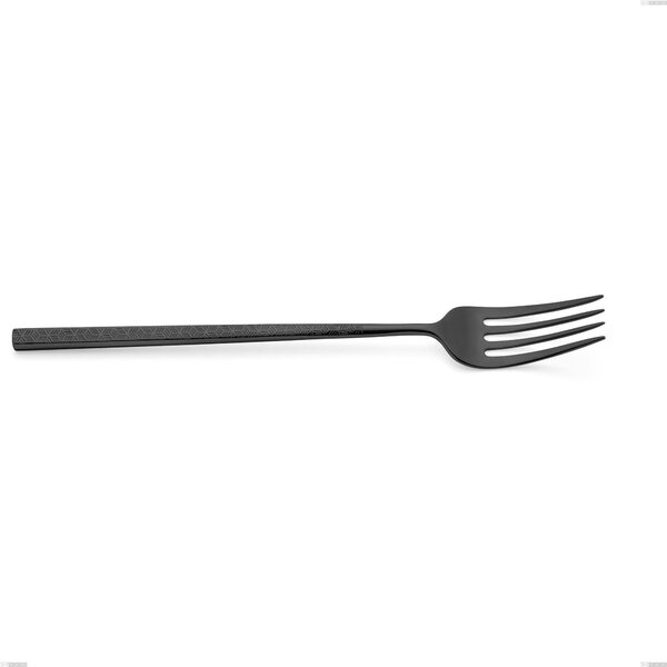 Forchetta da servizio Kyoto Origami Black, Acciaio inox (Aisi 304) trattamento pvd acciaio lucido, lunghezza 247 mm