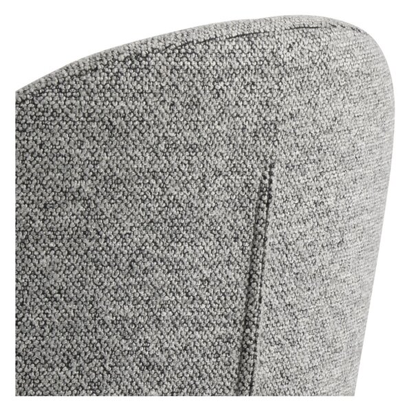 Sgabello da bar grigio-nero con altezza regolabile (altezza seduta 55 cm) Patricia - Actona