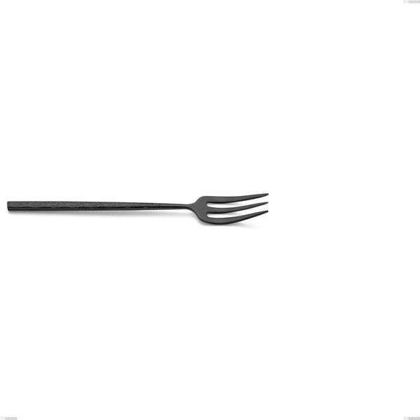 Forchetta dolce Kyoto Origami Black, Acciaio inox (Aisi 304) trattamento pvd acciaio lucido, lunghezza 153 mm