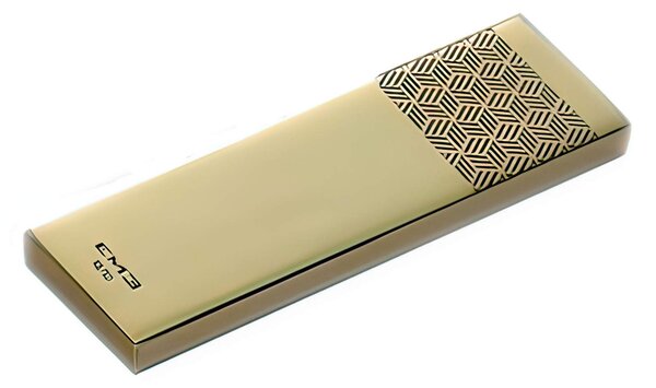 Poggia Posate supporto per set SUSHI in acciaio 18.10 dimensioni 75x25 h 10 mm accoglie 2 posate finitura ORIGAMI ORO TIN GOLD