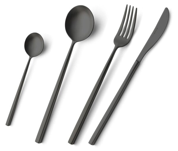 Confezione vetrina 1 pezzo pala torta Kyoto Sabbiato Black, Acciaio inox (Aisi 304) inox sabbiato
