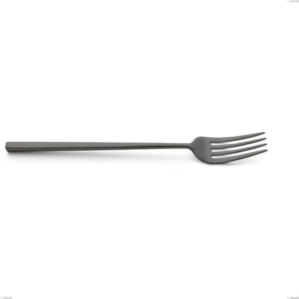 Forchetta da servizio Kyoto Sabbiato Black, Acciaio inox (Aisi 304) inox sabbiato, lunghezza 247 mm