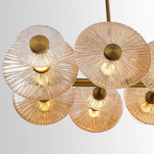 MAXLIGHT P0643 - Lampadario LED a stelo ALLURE LED/51W/230V oro