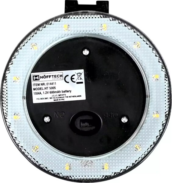 HÖFFTECH - Lampada solare da parete a LED 1,2V 600 mAh IP44