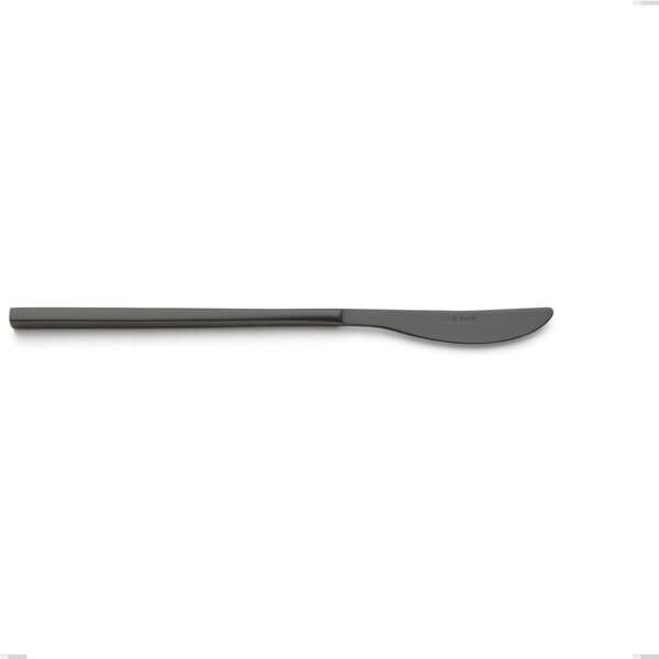 Coltello tavola Kyoto Sabbiato Black, Acciaio inox (Aisi 304) inox sabbiato, lunghezza 229 mm