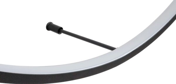 MAXLIGHT W0437 - Plafoniera LED per bagno VISUAL LED/28W/230V 80 cm IP44 nera