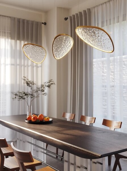 MAXLIGHT P0637D - Lampadario LED a sospensione su cavo EMPIRE LED/17W/230V oro