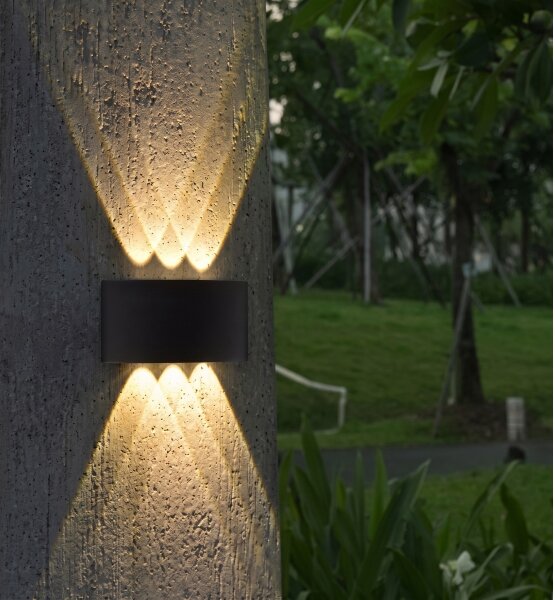 HÖFFTECH - Applique LED per esterni UP&DOWN 6xLED/1W/230V IP65