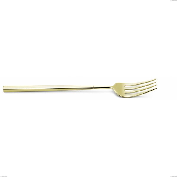 Forchetta da servizio Kyoto Tin Gold, Acciaio inox (Aisi 304) trattamento pvd acciaio lucido, lunghezza 247 mm