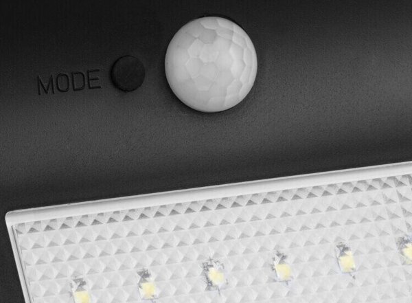 HÖFFTECH - Lampada solare da parete a LED con sensore LED/3,7V 2200 mAh IP44