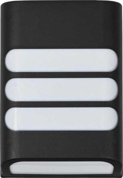 HÖFFTECH - Lampada da parete solare a LED, 1,2 V, 200 mAh, IP44