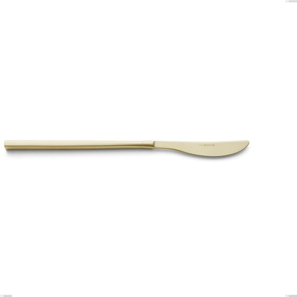 Coltello tavola Kyoto Sabbiato Champagne, Acciaio inox (Aisi 304) inox sabbiato, lunghezza 229 mm