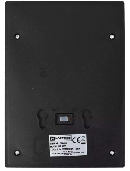 HÖFFTECH - Lampada da parete solare a LED, 1,2 V, 200 mAh, IP44