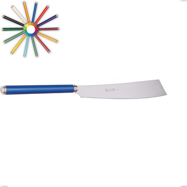 Coltello torta linea, Acciaio 18/10 (AISI304) inox lucido , manici in metacrilato lunghezza 236 mm