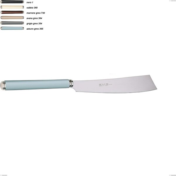 Coltello torta linea gres, acciaio 18/10 aisi 304 manici in acrilico, lunghezza 236 mm