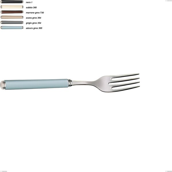 Forchetta pesce linea gres, acciaio 18/10 aisi 304 manici in acrilico, lunghezza 214 mm